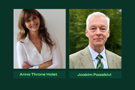 Föreläsning med Joakim Paasikivi och Anna Throne Holst, 9 mars 2026 (Stockholm)