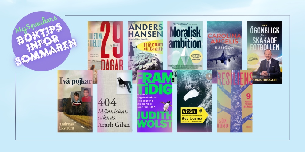 Boktips banner - blogginlägg MySpeaker Sweden